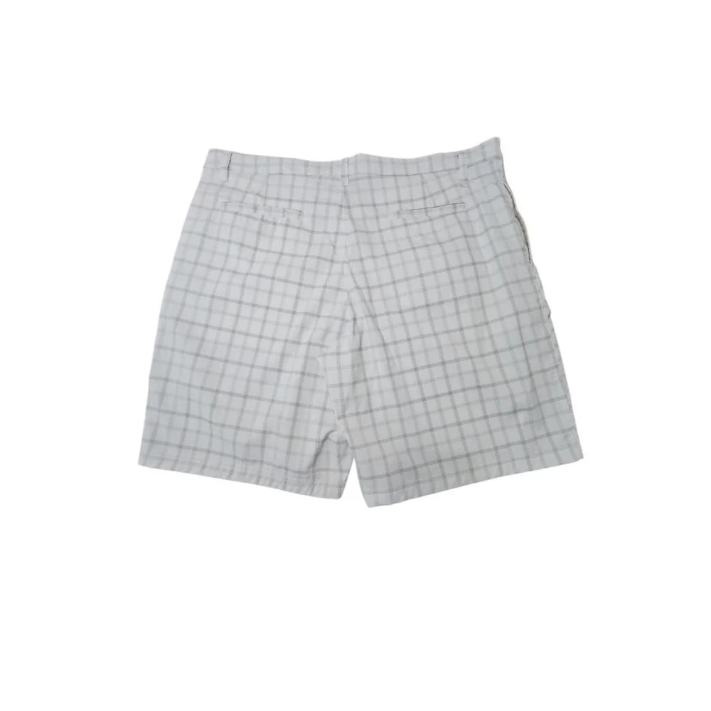 Champion Men's White & Gray Plaid Shorts‎ Size 40